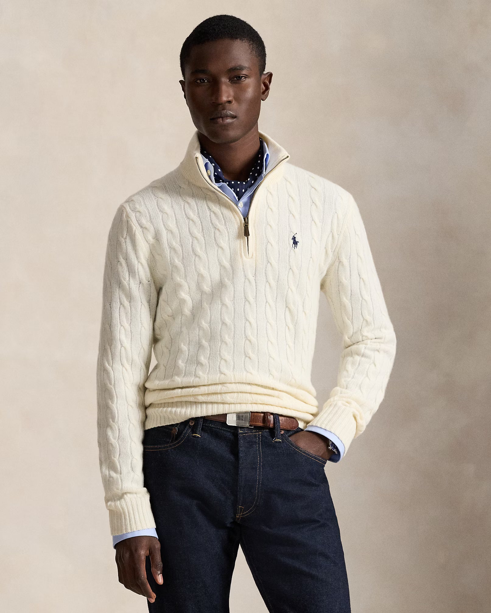 Witkaé™ | Sweter „Wojciech” z wełny i kaszmiru (splot warkoczowy)