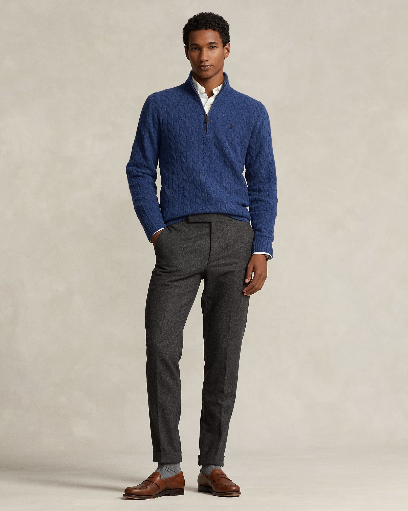 Witkaé™ | Sweter „Wojciech” z wełny i kaszmiru (splot warkoczowy)