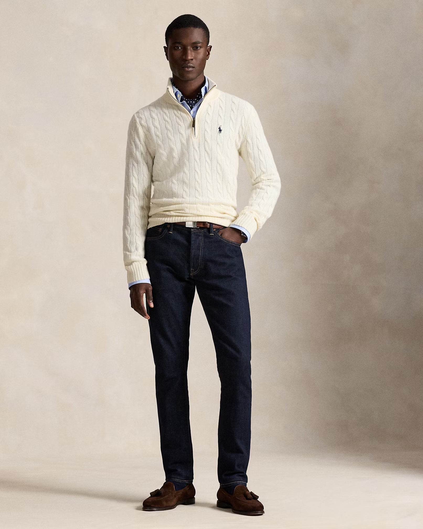 Witkaé™ | Sweter „Wojciech” z wełny i kaszmiru (splot warkoczowy)