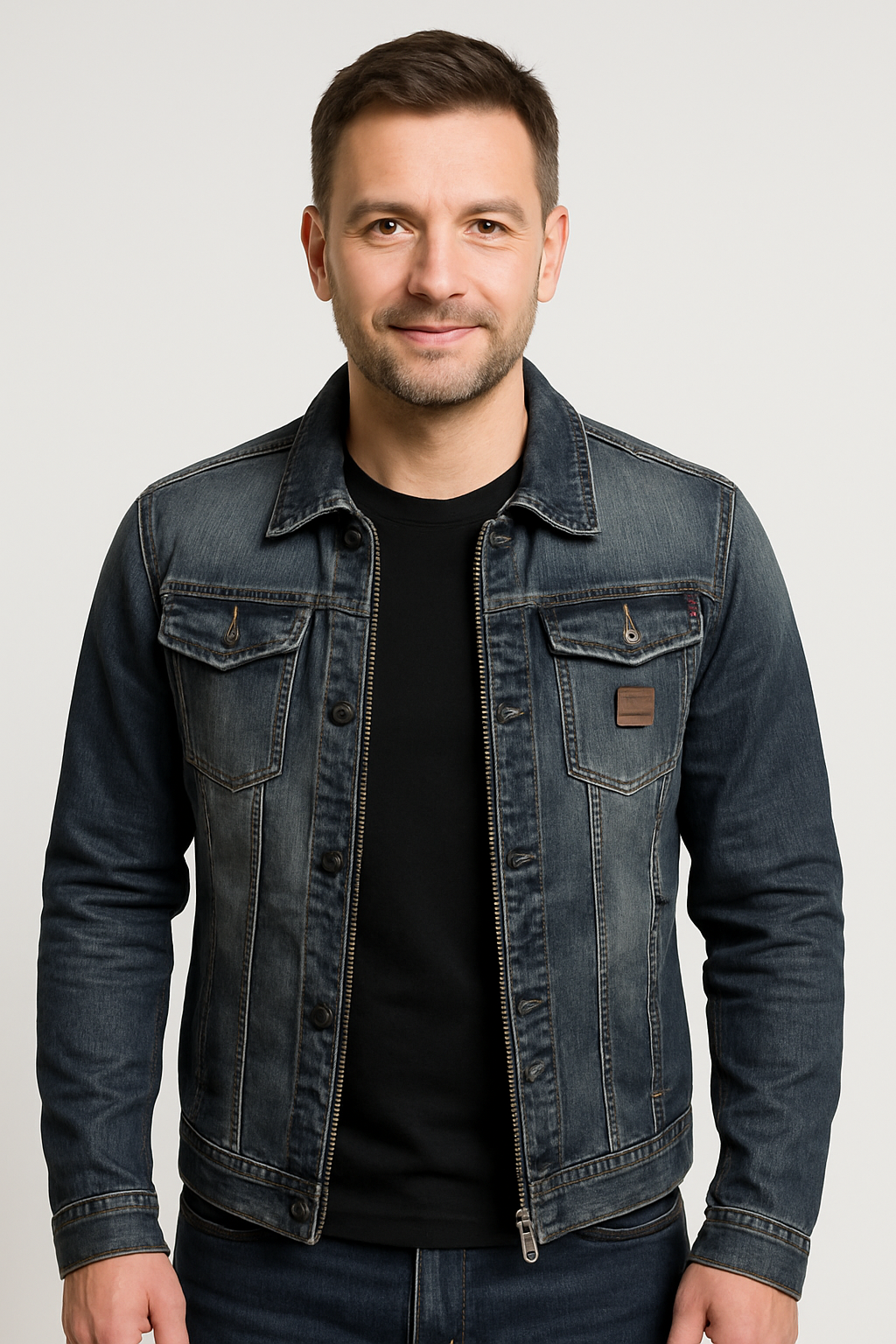 Wójcik™ | Wygodna kurtka jeansowa