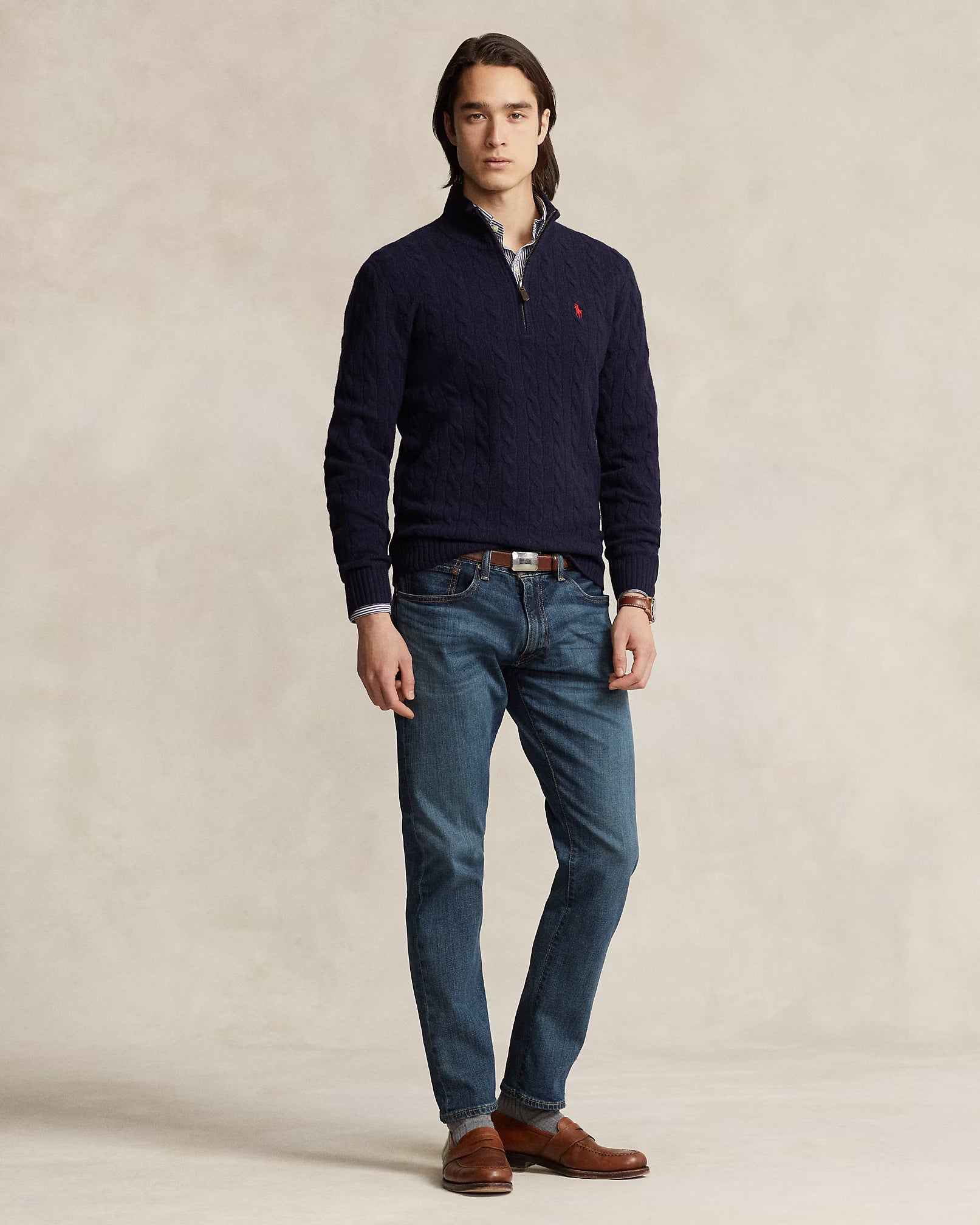 Witkaé™ | Sweter „Wojciech” z wełny i kaszmiru (splot warkoczowy)