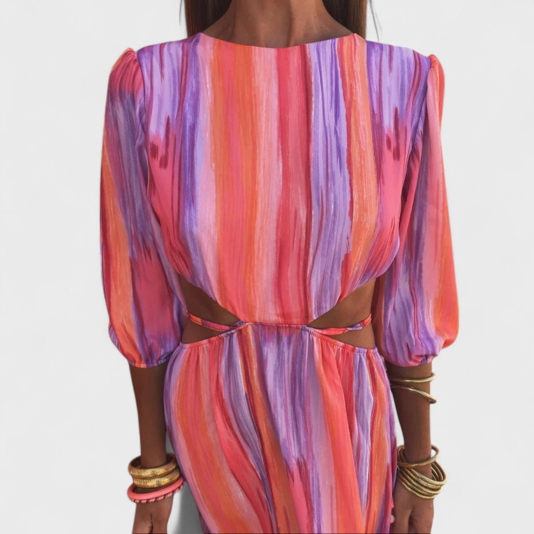 Witkaé™ - Elegancka sukienka z wycięciami